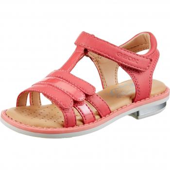 Geox Jr Giglio A, Sandali con Zeppa Bambina, Coralc7008