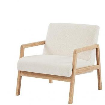 Fauteuil Confort BONIFACIO en Tissu Bouclette