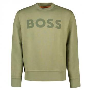 BOSS ORANGE Sweatshirt „WeBasicCrew“ Herren L – Langarm, weit Rippbündchen