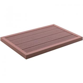 Marrone Pedana Doccia Solare WPC 101x63x5,5 cm