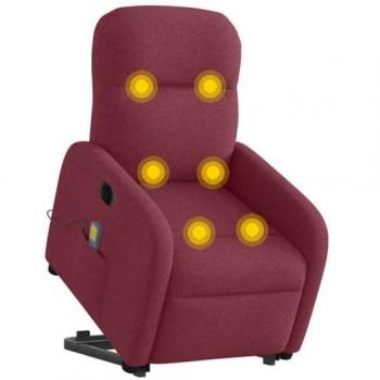 VidaXL Massagesessel mit Aufstehhilfe und Stoffbezug