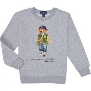 Felpa grigia cotone Ralph Lauren per bambini
