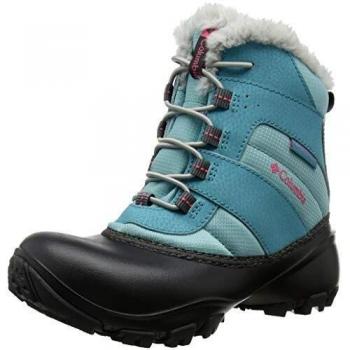 Columbia Unisex-Kinder Youth Rope Tow Iii Waterproof Snow Boot in Hellblau und Rosa, Größe 34 EU