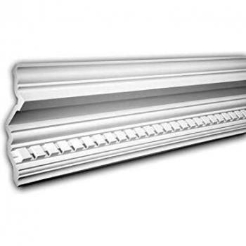 Elegant White Coving Cornice 2m
