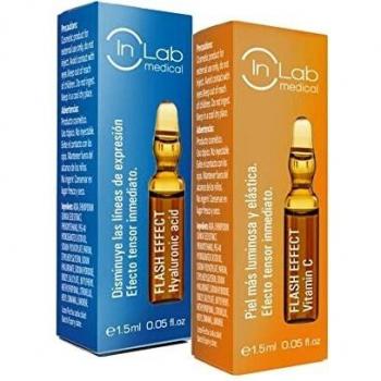 InLab Flash Effect Duo Ampollas Vitamina C + Ácido Hialurónico
