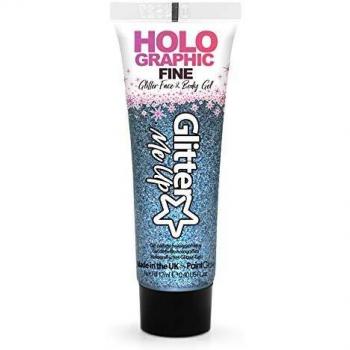 Feines Glitzergel für Haut & Haar – vegan, holographisch, 12 ml