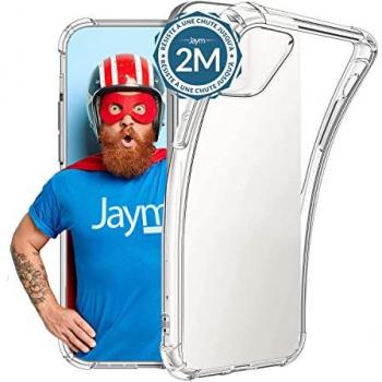 IPhone 16 Pro JAYM FlexShield – Transparente, garantie de chute