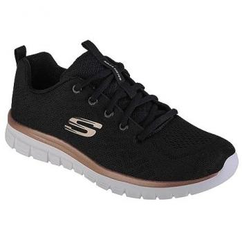 Skechers Elegante Sneakers 12615/BKGD Schwarz