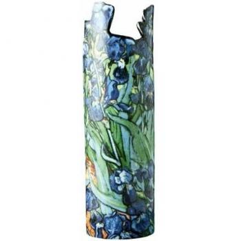 SDA02 22x8 cm Van Gogh Iris Silhouette D'Art Vase – John Beswick Multi‑Colour