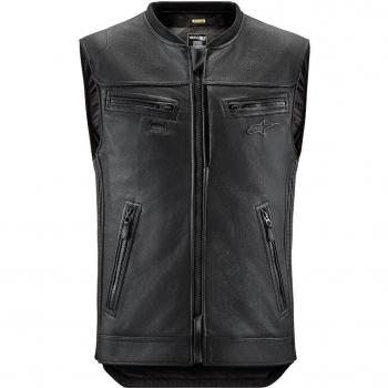 Gilet AeroTech Alpinestars 3V2 in Pelle Nera 3XL – Protezione per Motociclisti