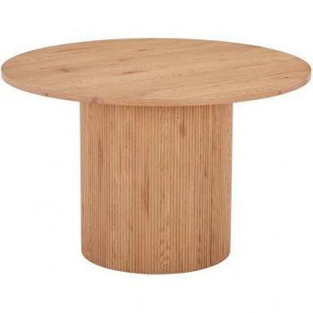 Boavista Classic – Table à manger ronde 120 x 120 cm en chêne naturel