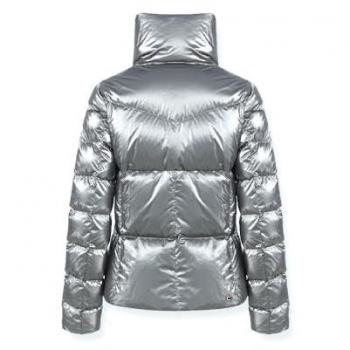 Colmar Silver Down Jacket (Zip Closure) – Women’s Gray, M