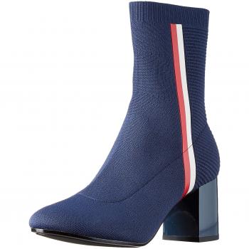 Tommy Hilfiger Damen Absatzstiefeletten, Blau (Midnight 403), 38 EU