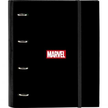 Marvel Ringbuch A4 Schwarz (27 x 32 x 3,5 cm)
