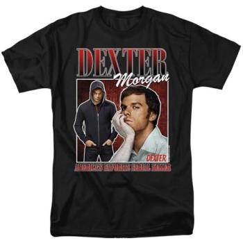 XL Dexter Morgan Bootleg Vibe T‑Shirt in Black