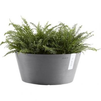 ECOPOTS Blumentopf FRANKFURT, grau, 30,5 cm