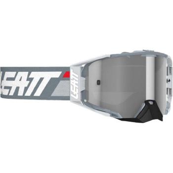 Leatt Velocity 6.5 Iriz 2024 Lunettes de motocross Gris Rouge taille : unique taille