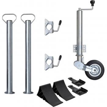 Roue Jockey 60 mm pour Remorque avec Fixations