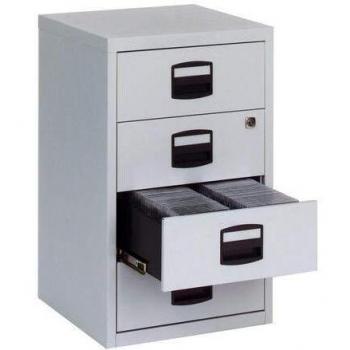 Caisson BISLEY 4 tiroirs gris clair