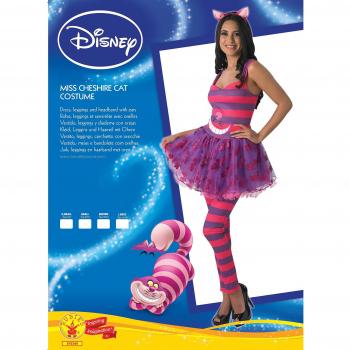 Rubie's 3810249 – Miss Cheshire Cat Damenmode L – Rosa & Lila