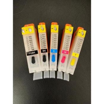 CARTUCCE VUOTE RICARICABILI PER CANON TS6150, 8150, 9150, TR7550, 8550