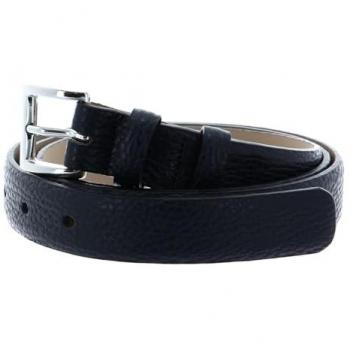 Abro Ledergürtel in Marineblau, 95 cm