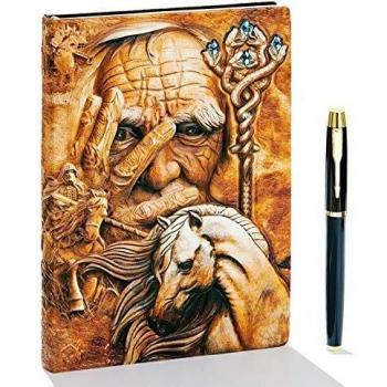 Notebook Cuir Vintage 3D