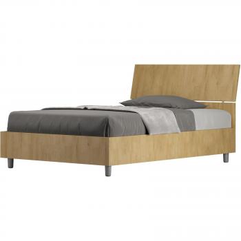 Cama Rústica Damas 120x190 con Espacio de Almacenaje y Cabecero Inclinado
