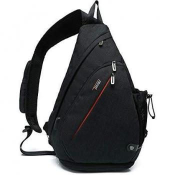 Tudequ Versatile One-Shoulder Backpack with Headphone Access