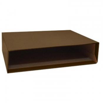 Caixa de Papel Cartão Microcanelado para Pasta Arquivo L80 310x290mm (Preto)
