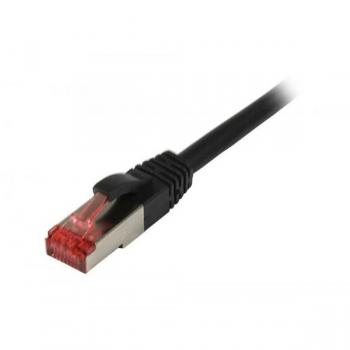 Netzwerkkabel RJ45, CAT6 250Mhz, 1.0m schwarz, S-STP(S/FTP)