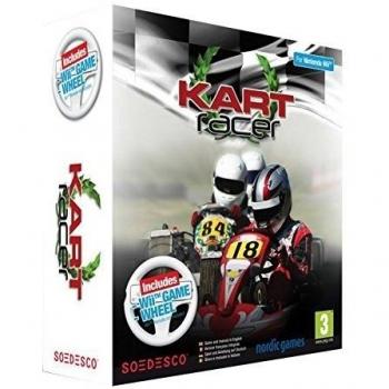 Juego de Kart Racer con Volante para Wii