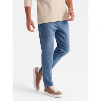 OMBRE Jeanshose Carrot Fit Herren mit leichter Abnutzung