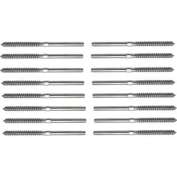 Kit de garde-corps bricolage 16 éléments, filetage mixte
