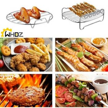 WHDZ Air Fryer Accessories Double Layer Rack