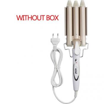 Herramienta de Peinado Triple Barril Kemei 35D