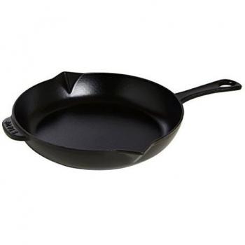 Staub 40510-617 Official Frying Pan – 26cm, Round, Black
