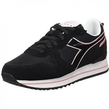 Diadora Olympia Platform Wn Scarpe da Allenamento Donna Nero-Pink 36 EU