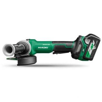 Smerigliatrice angolare Hikoki 125 mm G3613DVF con batteria 2,5 Ah