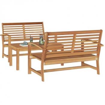 Suite Sofá de Parque con Madera Natural de Teca