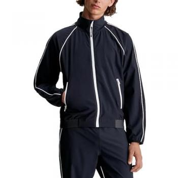 Calvin Klein Woven Jacket in Black and White
