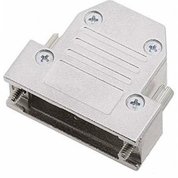 Protection métallique pour connecteur SUB-D à 15 broches DCRP15-K 1520-0301-02, finition argentée