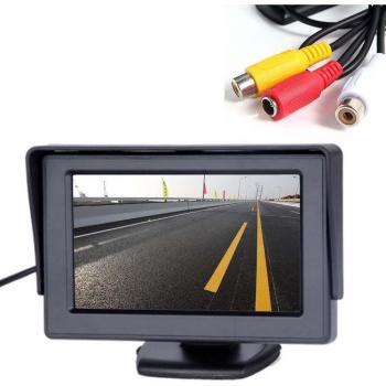 Monitor de Carro Plegable 4,3” con Cámara de Visión Trasera