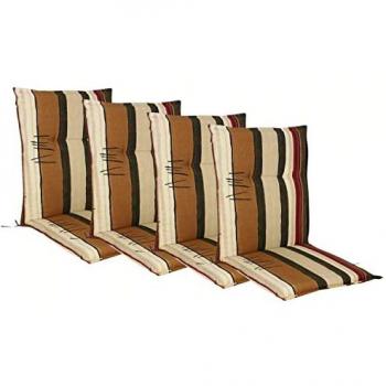 4er Set Niederlehner Sitzpolster 105x50