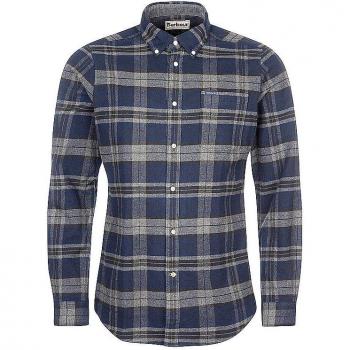 Barbour Herren‑Flanell‑Slim Fit – Baumwolle, Modell BETSOM, Graue Variante, L