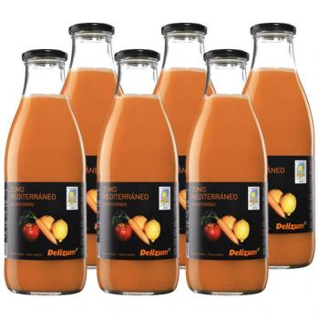 Zumo Mediterráneo 100% Natural 6x750 ml – Delizum