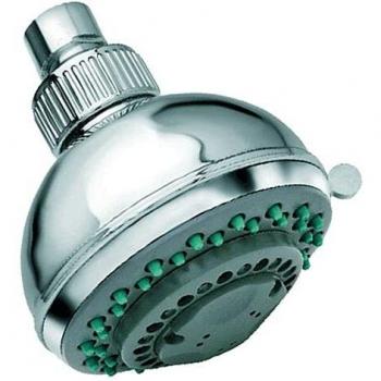 SOFFIONE DOCCIA + SNODO 5 GETTI • ABS CROMATO 1/2F MM 90