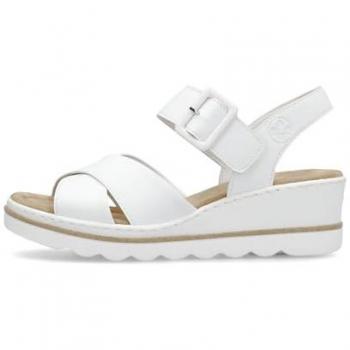 Rieker “Jamaica” White Wedge Heel Sandals – EU 37 / UK 4