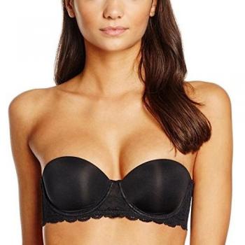 Sujetador Strapless Lift de Calvin Klein, Negro, 38DD