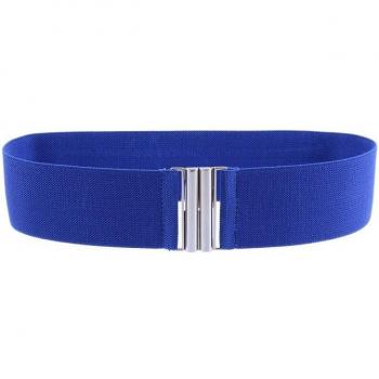 Cinturón de Tela con Hebilla de Metal